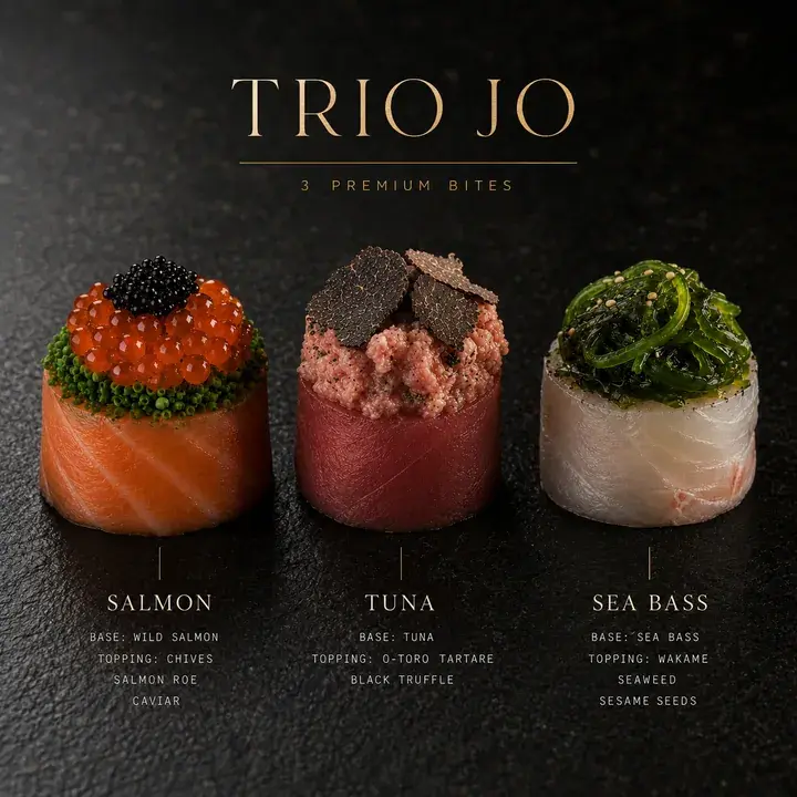Signature roll close-up — sample photo concept