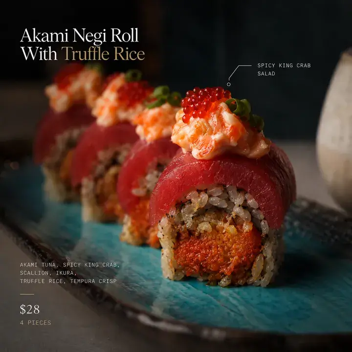 New seasonal dish — sample photo concept